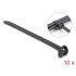Delock Cable Tie with metal tab L 406 x W 12.7 mm 10 pieces black