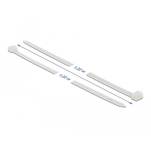 Delock Cable Ties L 1220 x W 9 mm 10 pieces white