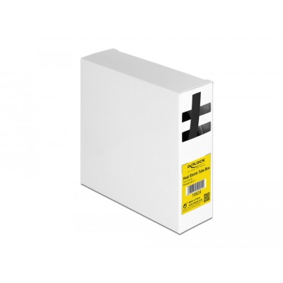 Delock Heat shrink tube box 10 m x 9.5 mm black