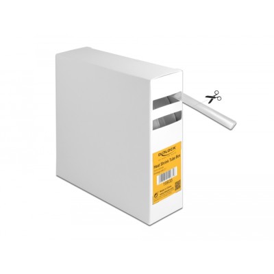 Delock Heat shrink tube box 10 m x 9.5 mm transparent 2