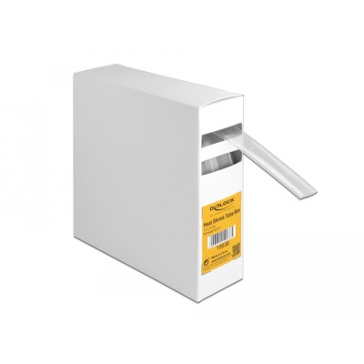 Delock Heat shrink tube box 7 m x 16 mm transparent