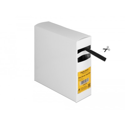 Delock Heat shrink tube Box, with inside adhesive, shrinkage ratio 3:1, 5 m x 7.9 mm black 2