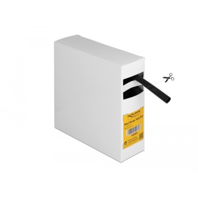 Delock Heat shrink tube Box, with inside adhesive, shrinkage ratio 3:1, 5 m x 9.5 mm black 2