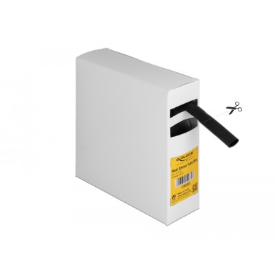 Delock Heat shrink tube Box, with inside adhesive, shrinkage ratio 3:1, 5 m x 12.7 mm black 2