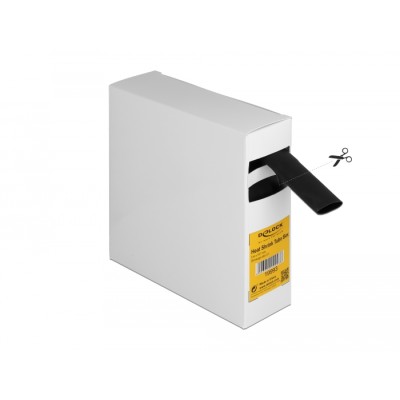Delock Heat shrink tube Box, with inside adhesive, shrinkage ratio 3:1, 5 m x 19.1 mm black 2