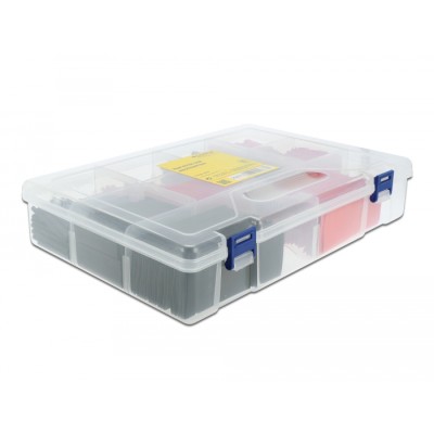 Delock Heat shrink tube assortment box red / black 520 pieces 2