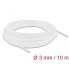 Delock Braided Sleeve stretchable 10 m x 3 mm white