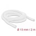 Delock Braided Sleeve self-closing 2 m x 13 mm white