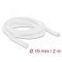 Delock Braided Sleeve self-closing 2 m x 16 mm white