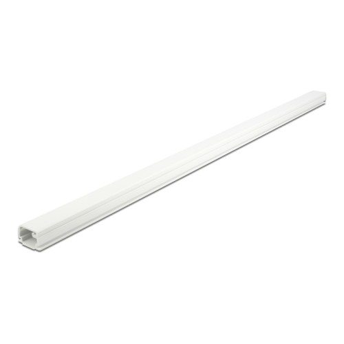 Delock Cable Duct with Cover self-adhesive 22 x 15 mm - length 1 m white
