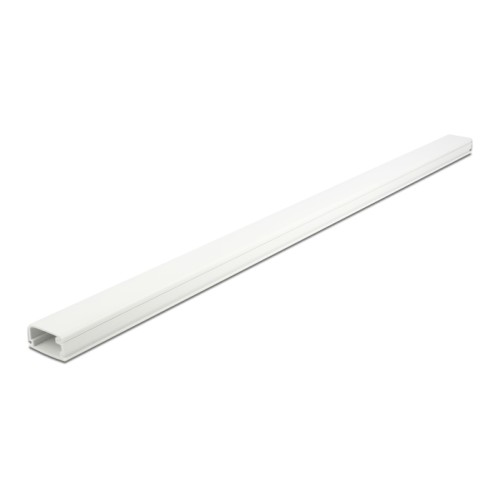 Delock Cable Duct with Cover self-adhesive 26 x 13 mm - length 1 m white