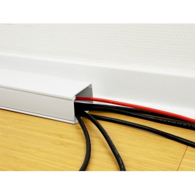 Delock Cable Duct with Cover self-adhesive 35 x 20 mm - length 1 m white 2