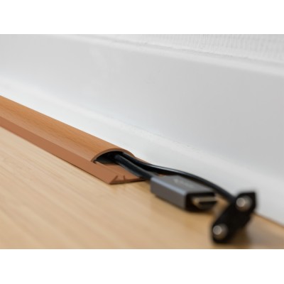 Delock Cable Duct self-adhesive 30 x 11 mm - length 1 m wood look 2