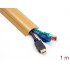 Delock Cable Duct self-adhesive 50 x 13 mm - length 1 m wood look