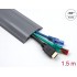Delock Cable Duct PVC flexible 50 x 13 mm - length 1.5 m grey