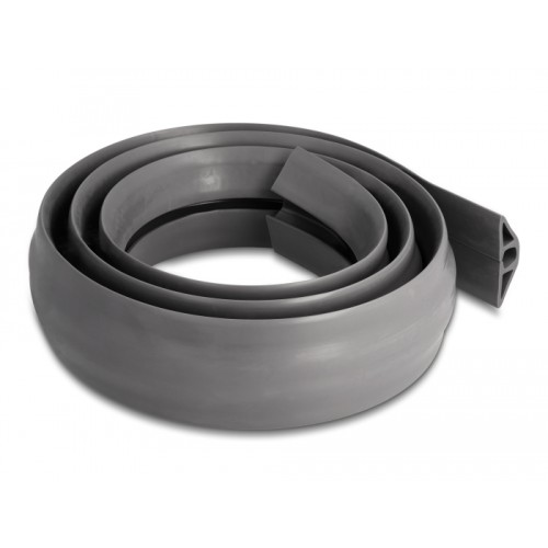 Delock Cable Duct PVC flexible 50 x 13 mm - length 1.5 m grey
