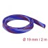 Delock Braided Sleeve stretchable 2 m x 19 mm blue-red-white