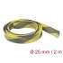 Delock Braided Sleeve stretchable 2 m x 25 mm black-yellow