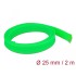 Delock Braided Sleeve stretchable 2 m x 25 mm green