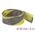 Delock Braided Sleeve stretchable 2 m x 50 mm black-yellow
