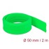 Delock Braided Sleeve stretchable 2 m x 50 mm green