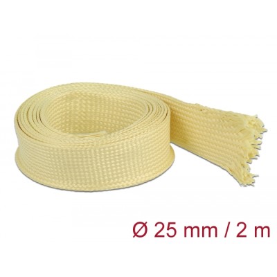 Delock Braided Sleeve made of aramid fibers 2 m x 25 mm