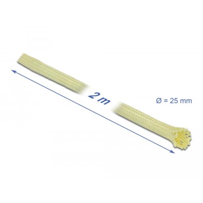 Delock Braided Sleeve made of aramid fibers 2 m x 25 mm 2