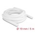 Delock Braided Sleeve self-closing 5 m x 19 mm white