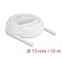 Delock Braided Sleeve self-closing 10 m x 13 mm white