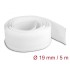 Delock Braided Sleeving with Hook-and-Loop Fastener 5 m x 19 mm white