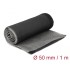 Delock EMI Shielding braided sleeve with hook-and-loop fastener heat resistant 1 m x 50 mm black