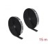 Delock Heavy-duty Hook-and-Loop tape self-adhesive L 15 m x W 25 mm black