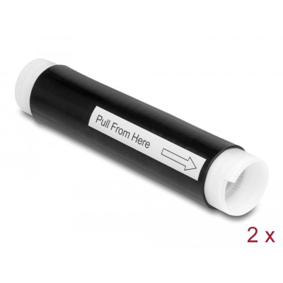 Delock Cold Shrink Tube 25 mm x 130 mm 2 pcs black