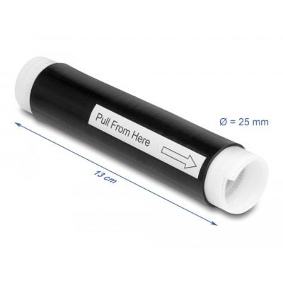 Delock Cold Shrink Tube 25 mm x 130 mm 2 pcs black 2