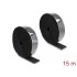 Delock Heavy-duty Hook-and-Loop tape self-adhesive L 15 m x W 50 mm black