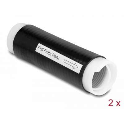 Delock Cold Shrink Tube 35 mm x 130 mm 2 pcs black