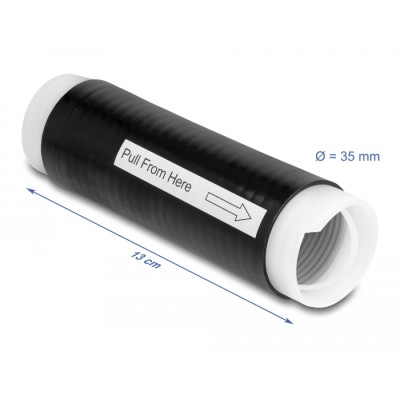 Delock Cold Shrink Tube 35 mm x 130 mm 2 pcs black 2