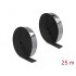 Delock Heavy-duty Hook-and-Loop tape self-adhesive L 25 m x W 50 mm black