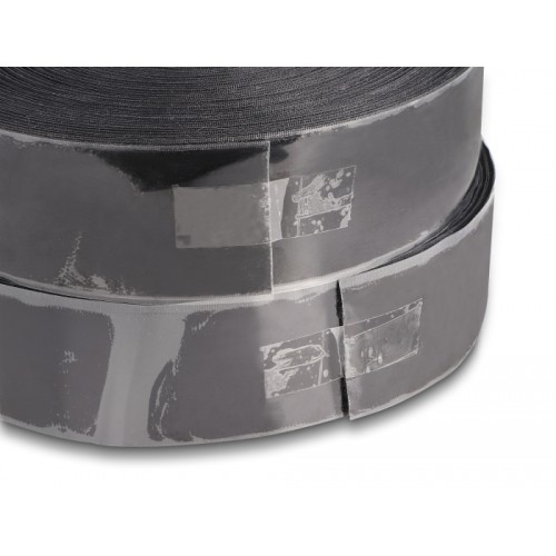 Delock Heavy-duty Hook-and-Loop tape self-adhesive L 25 m x W 50 mm black