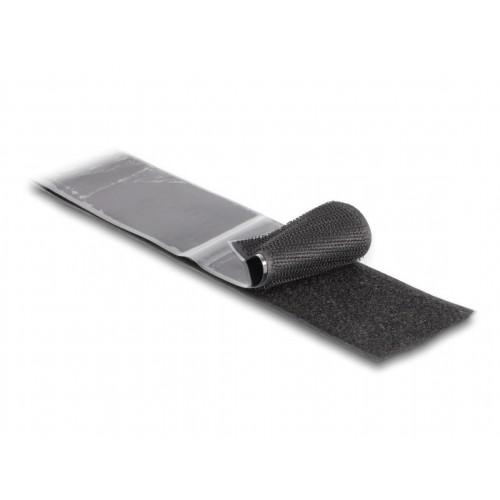 Delock Heavy-duty Hook-and-Loop tape self-adhesive L 25 m x W 50 mm black