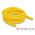 Delock Woven Sleeve self-closing heat-resistant 5 m x 10 mm yellow