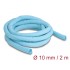 Delock Woven Sleeve self-closing heat-resistant 2 m x 10 mm blue