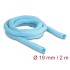 Delock Woven Sleeve self-closing heat-resistant 2 m x 19 mm blue