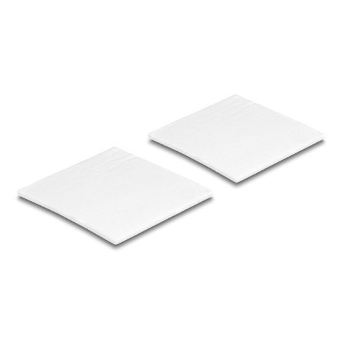 Delock Cable Duct self-adhesive with cable fixing 85 x 10 mm - length 300 mm 2 pcs white