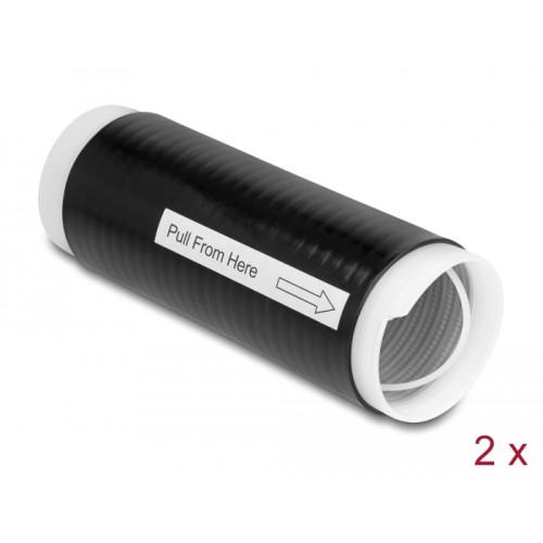 Delock Cold Shrink Tube 45 mm x 130 mm 2 pcs black