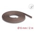 Delock Braided Sleeve rodent resistant stretchable 2 m x 6 mm brown