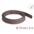 Delock Braided Sleeve rodent resistant stretchable 2 m x 19 mm brown