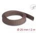 Delock Braided Sleeve rodent resistant stretchable 2 m x 25 mm brown