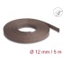 Delock Braided Sleeve rodent resistant stretchable 5 m x 12 mm brown