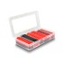 Delock Heat shrink tube assortment box, shrinkage ratio 2:1, black / red 196 pieces